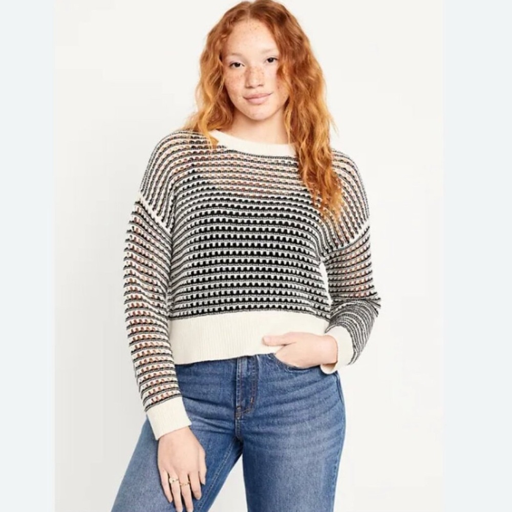 Old Navy Women’s Open Weave Sweater